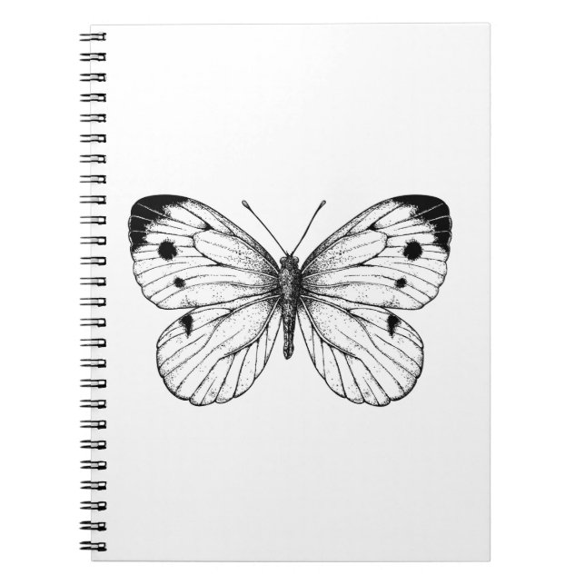 Caderno Espiral Borboleta-do-repolho (Frente)