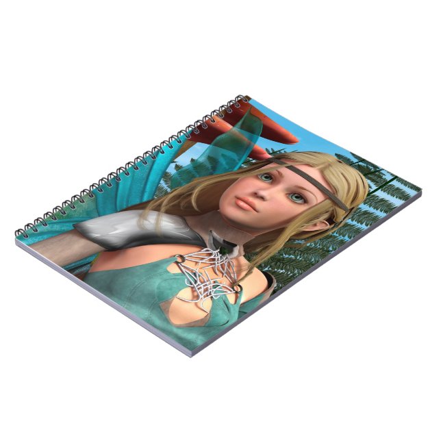 Caderno Espiral Borboleta Fada (Left Side)