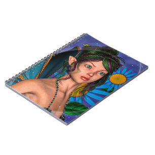 Caderno Espiral Borboleta Fada