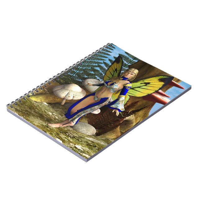 Caderno Espiral Borboleta Fada (Left Side)