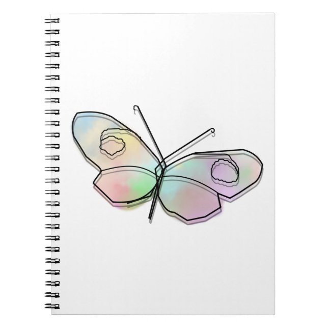 Caderno Espiral Borboleta Fio Redonda (Frente)