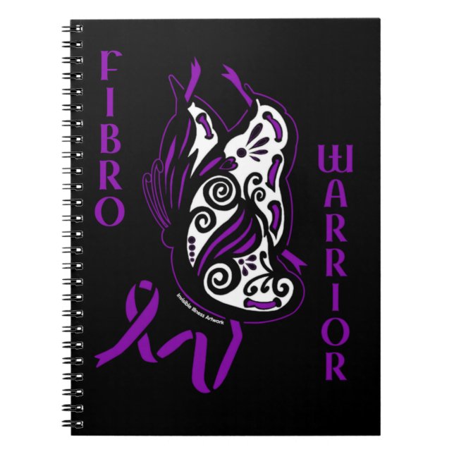 Caderno Espiral Borboleta/Fita...Fibro (Frente)