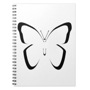 Caderno Espiral Borboleta grande