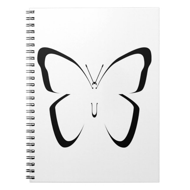 Caderno Espiral Borboleta grande (Frente)