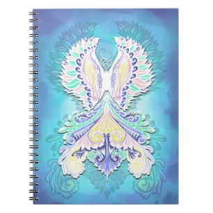 Caderno Espiral Borboleta Mística Pastel Eethal Boho Fantasy
