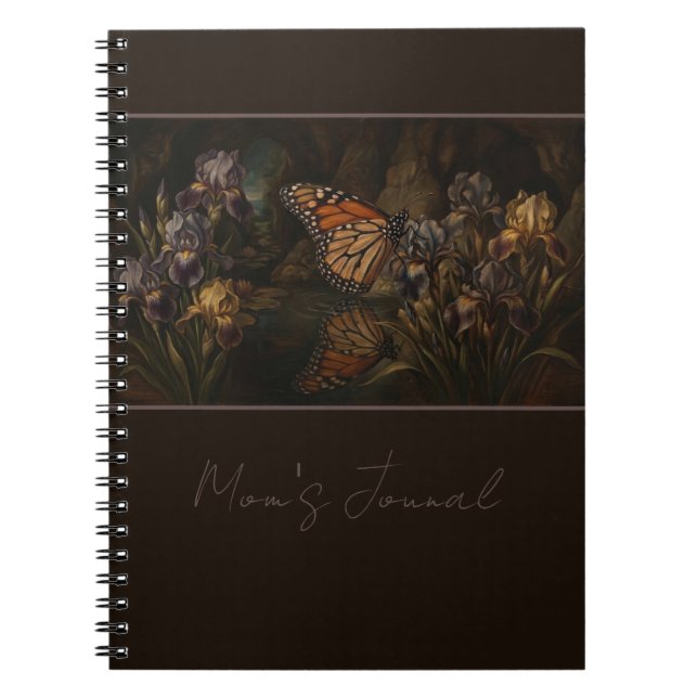 Caderno Espiral Borboleta Monarca da Mamãe (Frente)