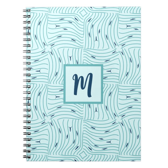 Caderno Espiral Borboleta Nadadora Personalizada (Frente)