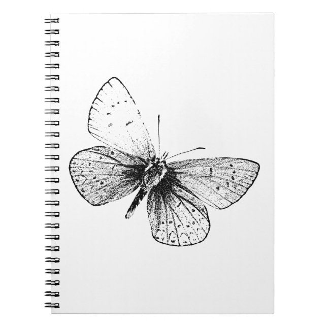 Caderno Espiral Borboleta Pop Art (Frente)