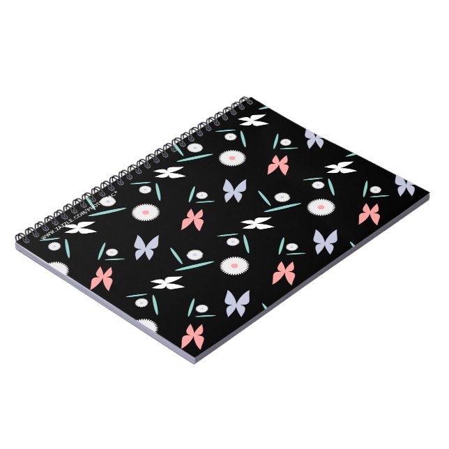 Caderno Espiral Borboletas (Left Side)