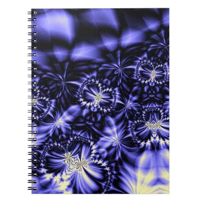 Caderno Espiral Borboletas Azuis (Frente)