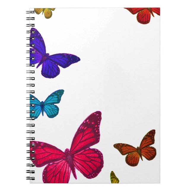 Caderno Espiral Borboletas dançantes (Frente)
