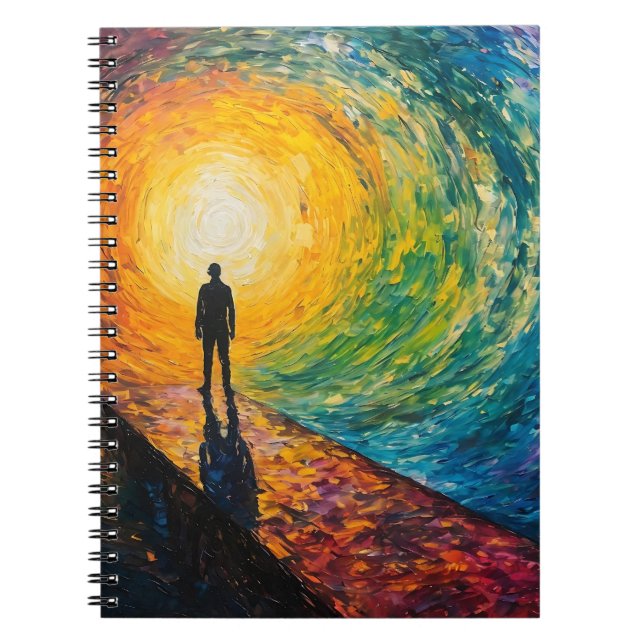 Caderno Espiral Borda da Dimensão (Frente)