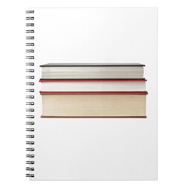 Caderno Espiral Borda dianteira de três livros (Frente)