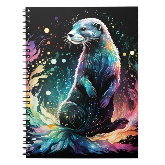 Caderno Espiral Borda do Espectro: As Tartes Brilham (Frente)