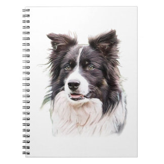 Caderno Espiral Border Collie Dog Animal