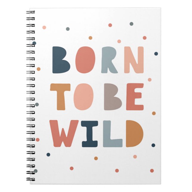 Caderno Espiral Born to be Wild (Frente)