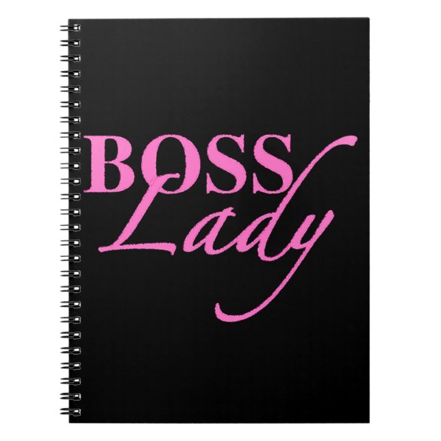 Caderno Espiral Boss Lady (Frente)