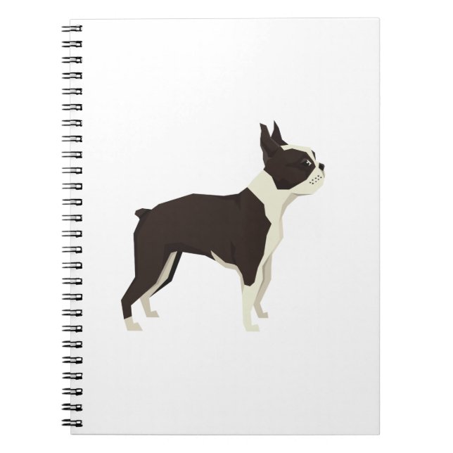 Caderno Espiral Boston Terrier (Frente)