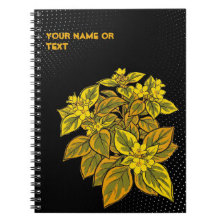 Caderno Espiral Botanical Goldrush: The Outback Sunset Lysimachia
