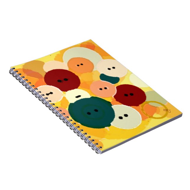 Caderno Espiral Botões M (Lado Direito)