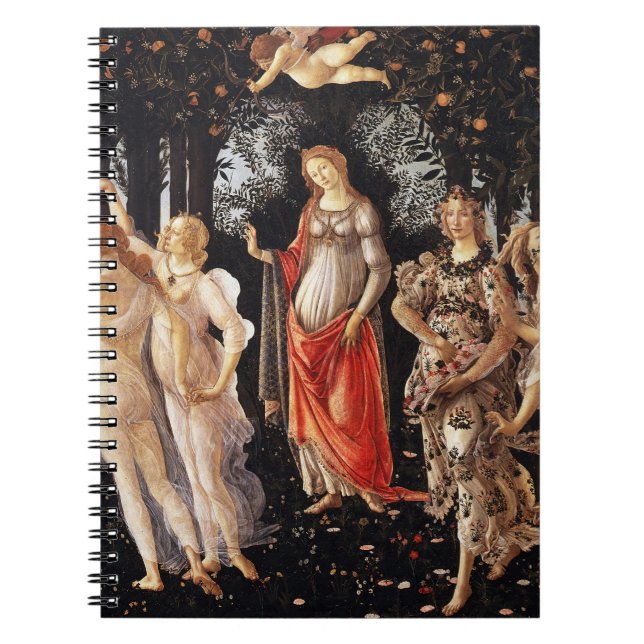 Caderno Espiral Botticelli Primavera Notebook (Frente)