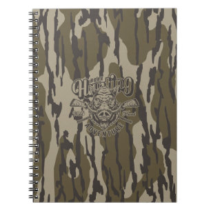 Caderno Espiral Bottomland Camo Boar Caçando Javalis