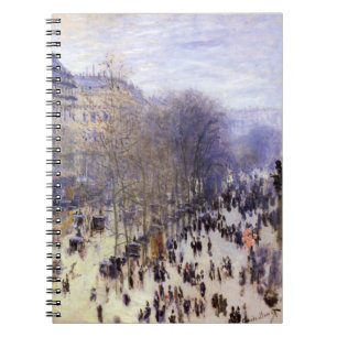 Caderno Espiral Boulevard des Capucines de Claude Monet, Arte Fino
