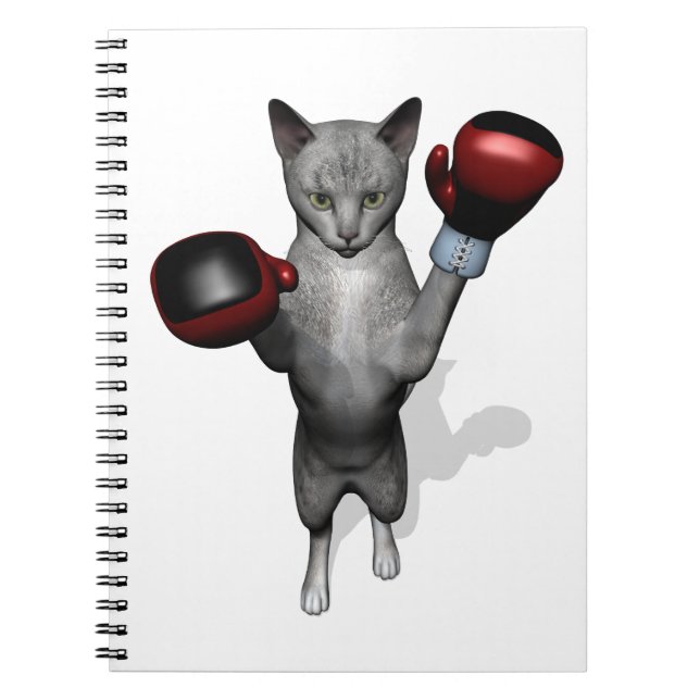 Caderno Espiral Boxer Cat (Frente)