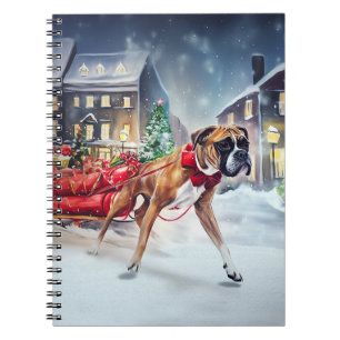 Caderno Espiral Boxer Christmas Fesason Season