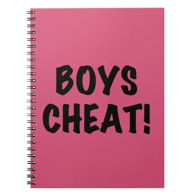 Caderno Espiral Boys Cheat (Frente)