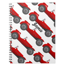 Caderno Espiral Boys Room Classic Car Oferece Doces Vermelhos