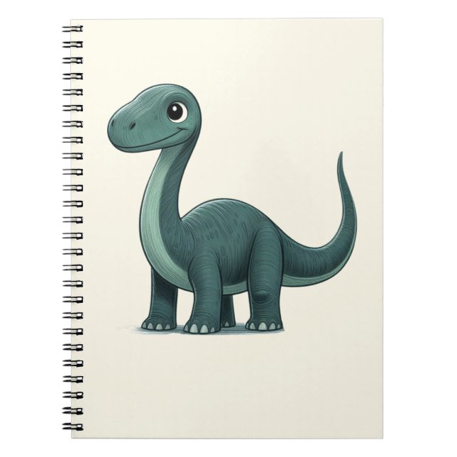 Caderno Espiral Brachiosaurus – Kammli's Freunde Dino Notizbuch (Frente)