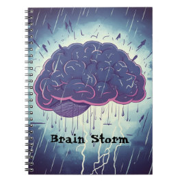 Caderno Espiral Brain Storm Spiral Notebook