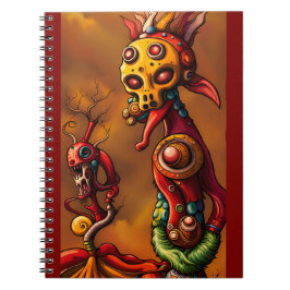 Caderno Espiral Brainrot - Ken Gage Surreal Art