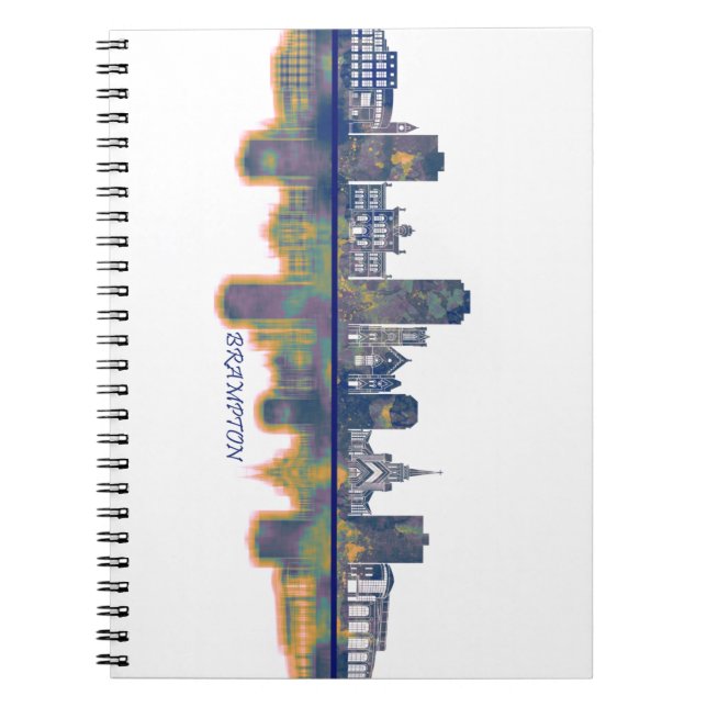 Caderno Espiral Brampton Skyline (Frente)