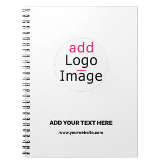 Caderno Espiral Branca de marca personalizada moderna profissional