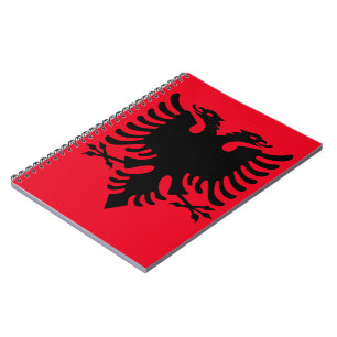 Caderno Espiral Brasão albanesa