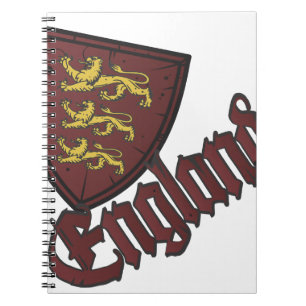 Caderno Espiral Brasão de Armas da Inglaterra
