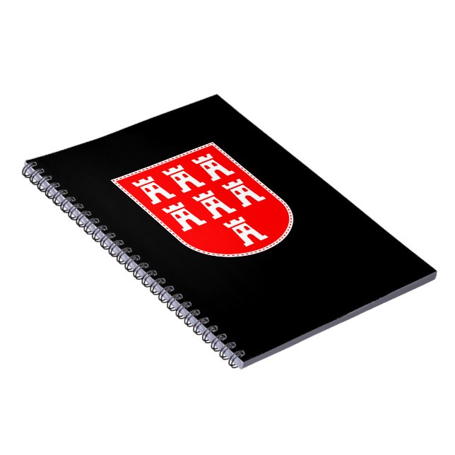 Caderno Espiral Brasão dos Saxões Transilvanos (Lado Direito)