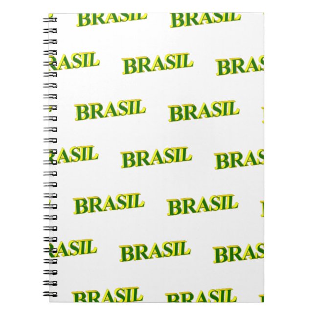 Caderno Espiral Brasil 3D (Frente)