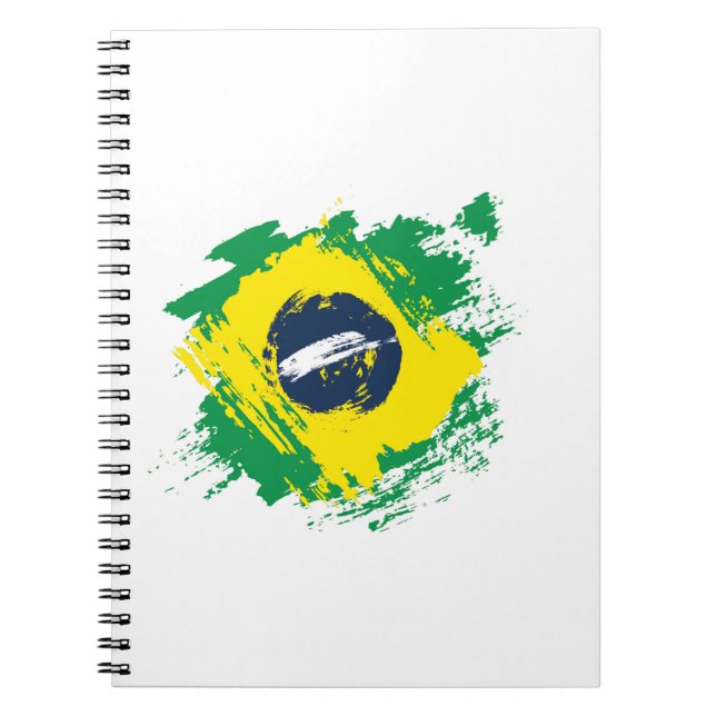 Caderno Espiral Brasil abstrato CG0142 (Frente)