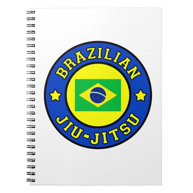Caderno Espiral Brasileiro Jiu Jitsu (Frente)