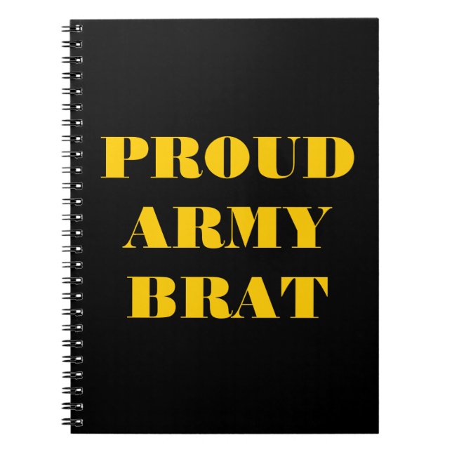 Caderno Espiral Brat do Exército Ortod do Notebook (Frente)