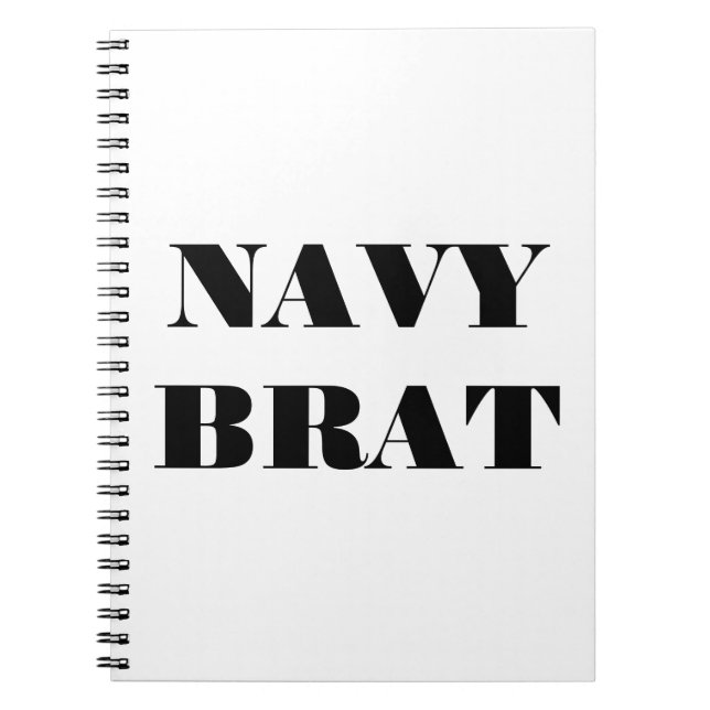 Caderno Espiral Brat do Marinho para notebook (Frente)