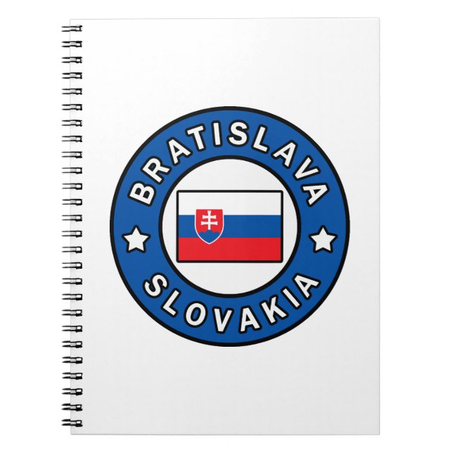 Caderno Espiral Bratislava Eslováquia (Frente)
