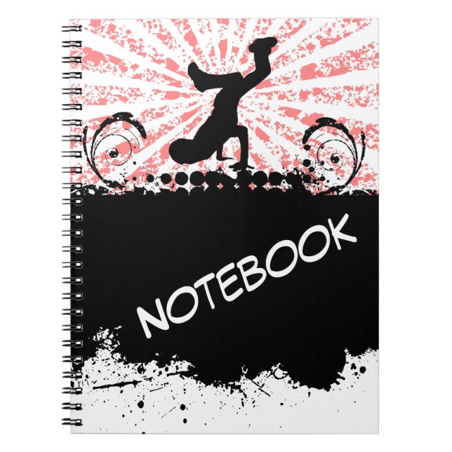 Caderno Espiral Break dance Notebook (Frente)