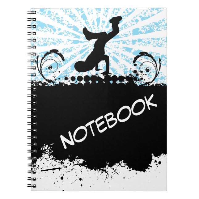 Caderno Espiral Break dance Notebook (Frente)