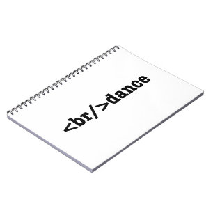 Caderno Espiral breakdance HTML Code