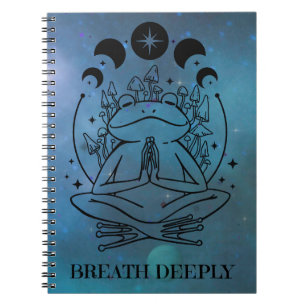Caderno Espiral Breath Deeply Yoga