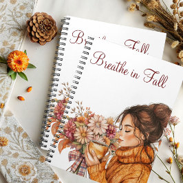 Caderno Espiral Breathe in Fall Spiral Photo Notebook
